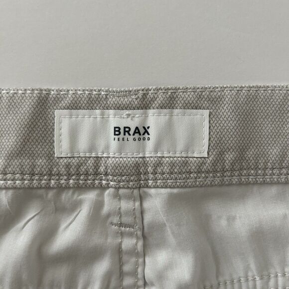 Brax Cadiz Ultralight Pants Mens Sz 31x34 Gray Straight Lightweight Stretch - Picture 4 of 14